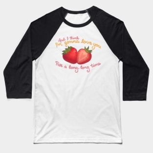 Bill and Frank Strawberry Valentine Baseball T-Shirt